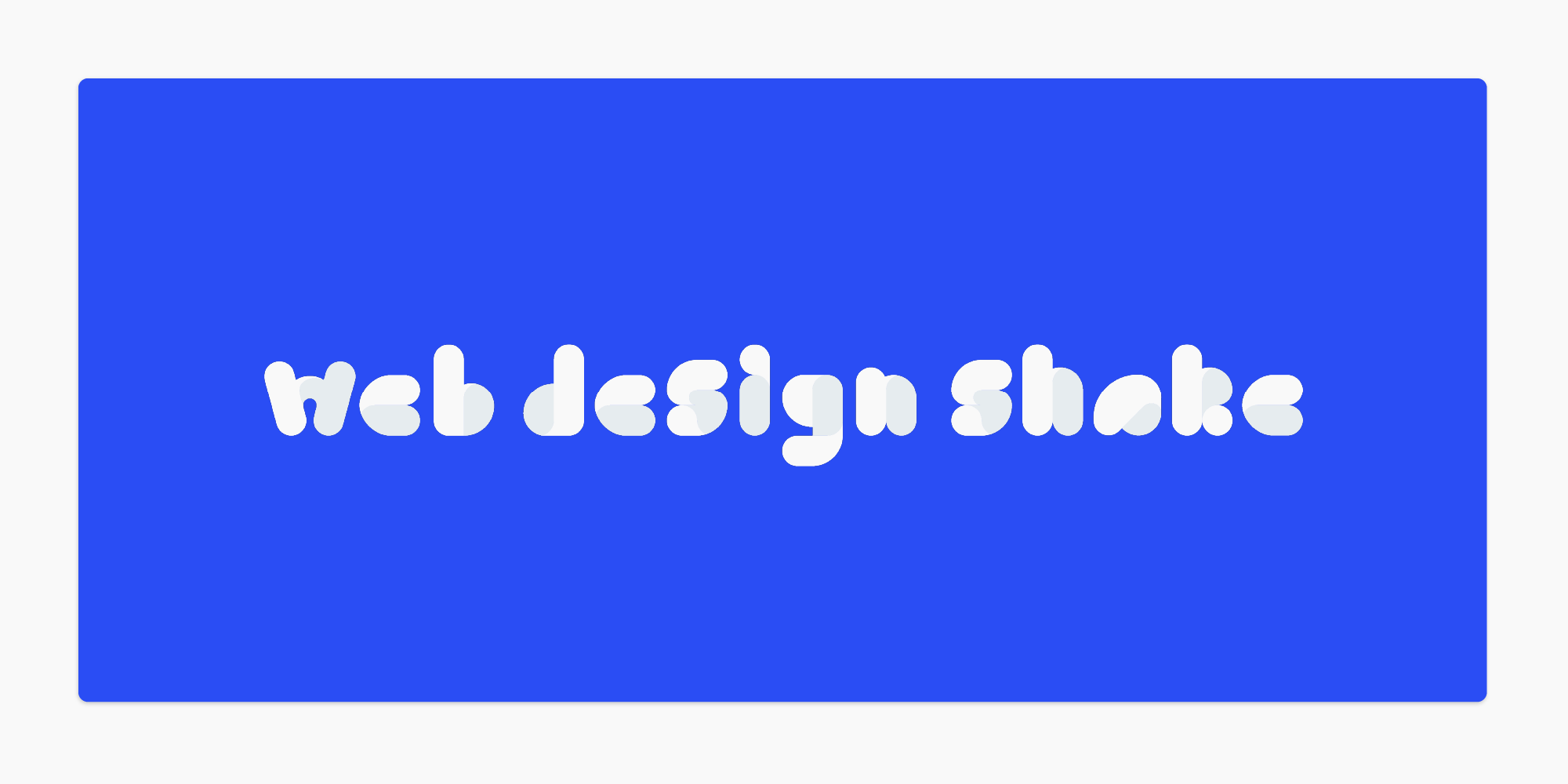 web design shake ロゴ